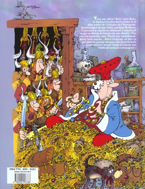Verso de l'album Groo Tome 1 Z'avez pas vu Rufferto ?