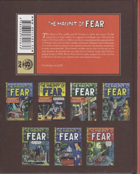 Verso de l'album The Haunt of Fear Volume 1