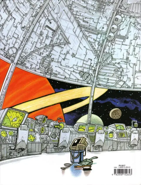 Verso de l'album À l'Ouest de l'infini