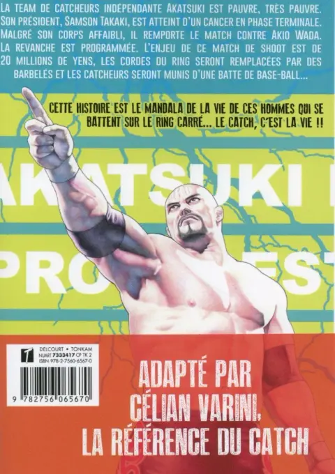 Verso de l'album Lock Up - Pro-Wrestling 2