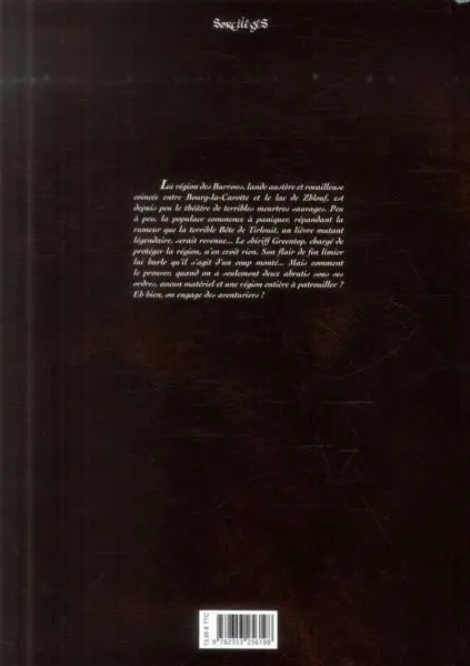 Verso de l'album La Malédiction de Tirlouit Tome 2/2