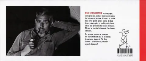 Verso de l'album Max l'explorateur
