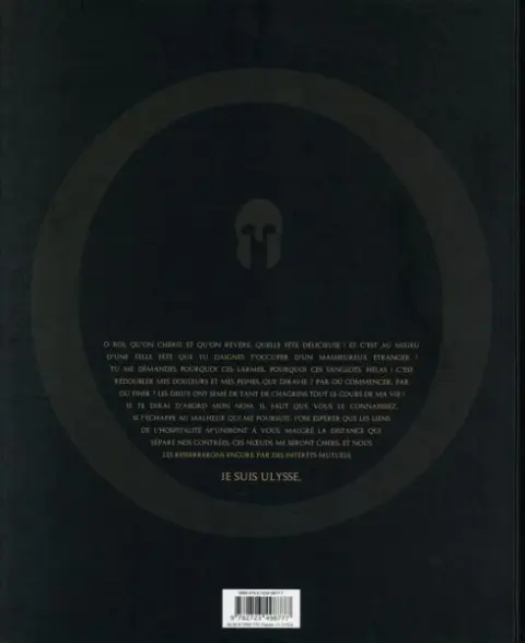 Verso de l'album L'Odyssée d'Homère