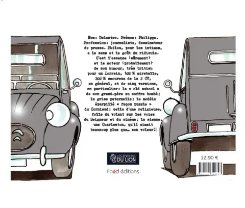 Verso de l'album La 2CV - 70 ans
