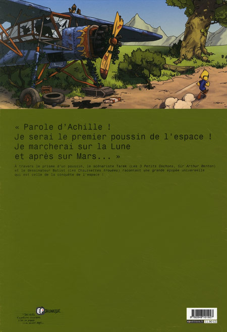 Verso de l'album Les Poussins de l'espace Tome 1 La fusée d'Achille