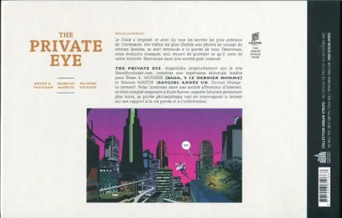 Verso de l'album The Private Eye