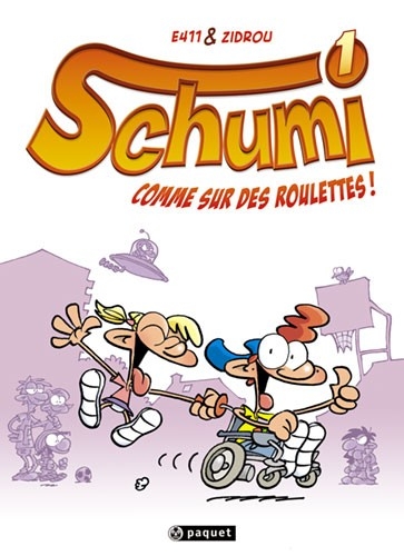 Couverture de l'album Schumi Tome 1 Comme sur des roulettes !