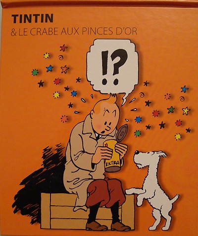 Couverture de l'album Tintin Le Crabe aux Pinces d'Or