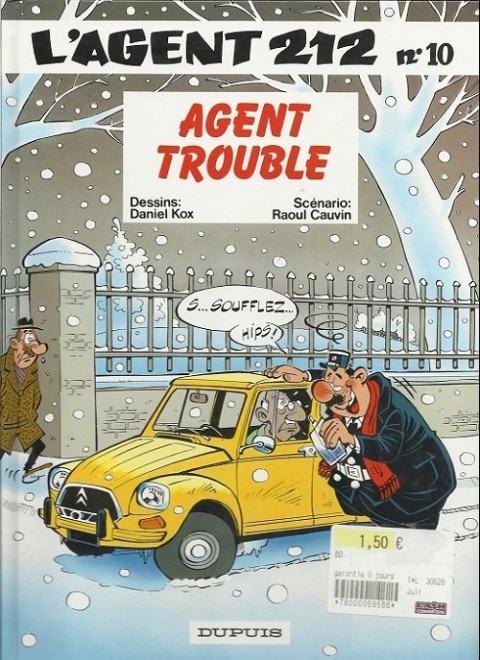 Couverture de l'album L'Agent 212 Tome 10 Agent trouble