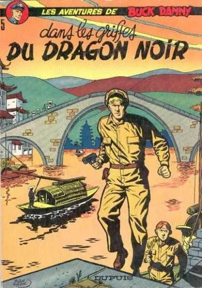 Couverture de l'album Buck Danny Tome 5 Dans les griffes du Dragon Noir