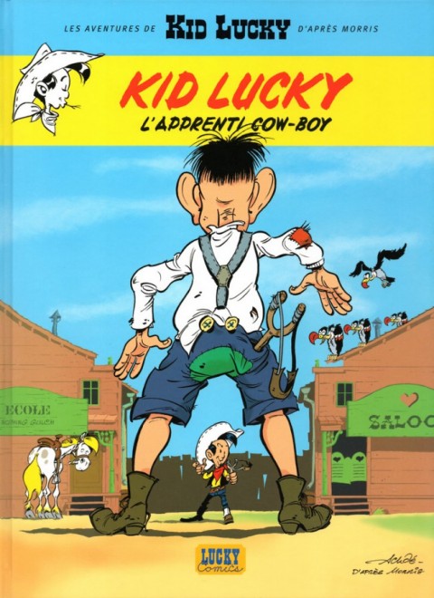 Couverture de l'album Kid Lucky Tome 1 L'apprenti cow-boy
