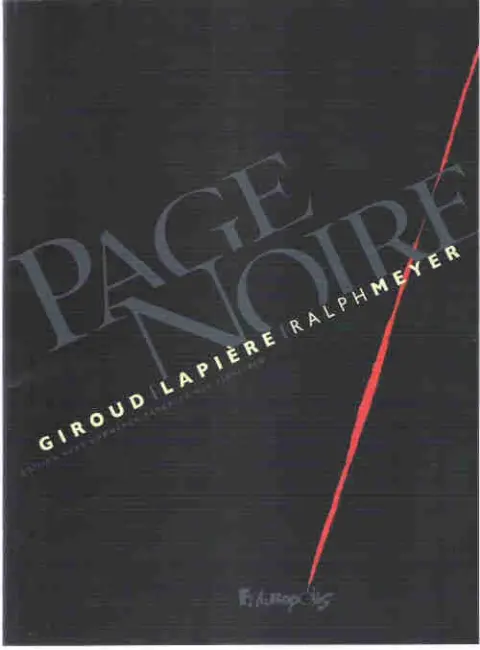 Couverture de l'album Page Noire