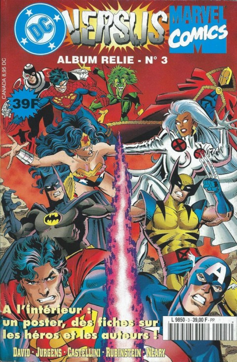 Couverture de l'album DC versus Marvel Album N° 3