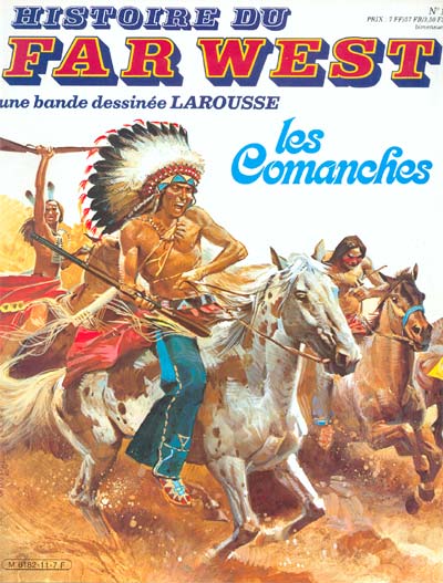 Couverture de l'album Histoire du Far West N° 11 Les Comanches