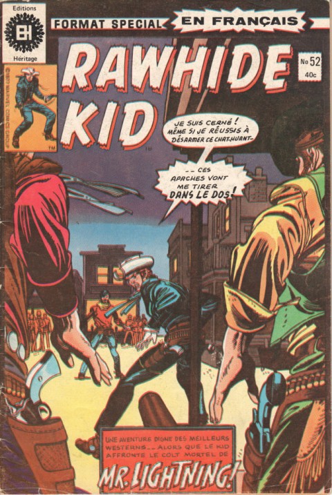 Rawhide Kid N° 52 Affronte l'arme mortelle de Mister Lightning !