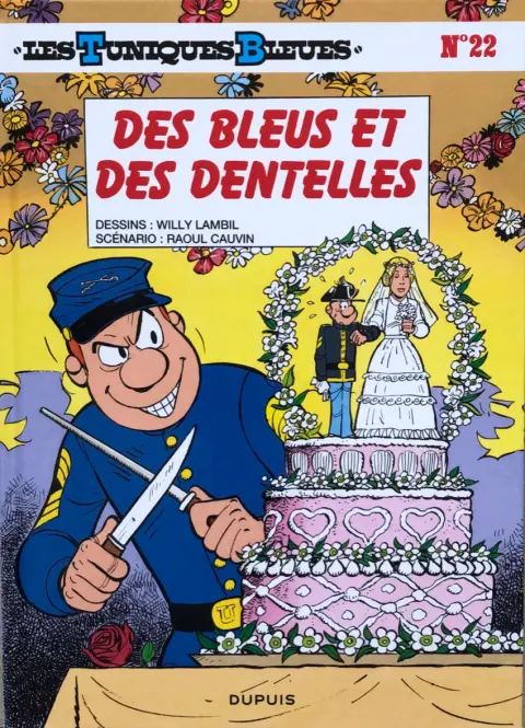 Couverture de l'album Les Tuniques Bleues Tome 22 Des bleus et des dentelles
