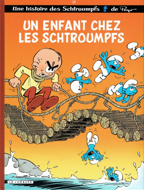 Couverture de l'album Les Schtroumpfs Tome 25 Un enfant chez les schtroumpfs