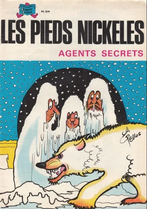 Couverture de l'album Les Pieds Nickelés Tome 54 Les pieds nickelés agents secrets