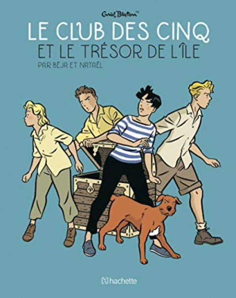 Couverture de l'album Le Club des cinq Tome 1 Le Club des cinq et le trésor de l'île