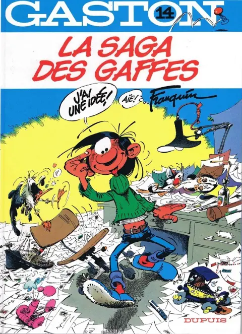 Couverture de l'album Gaston Tome 14 La saga des gaffes