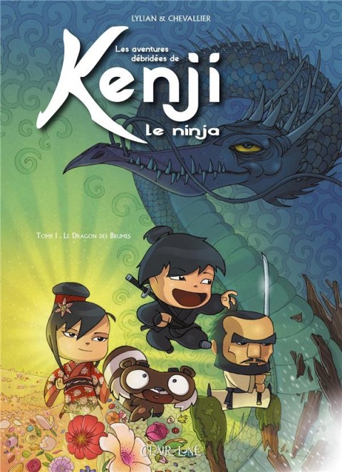 Couverture de l'album Les aventures débridées de Kenji le Ninja Tome 1 Le Dragon des Brumes
