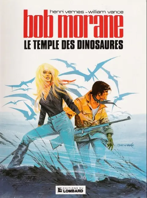 Couverture de l'album Bob Morane Tome 24 Le temple des dinosaures