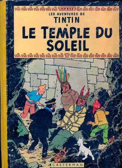 Couverture de l'album Tintin Tome 14 Le temple du soleil
