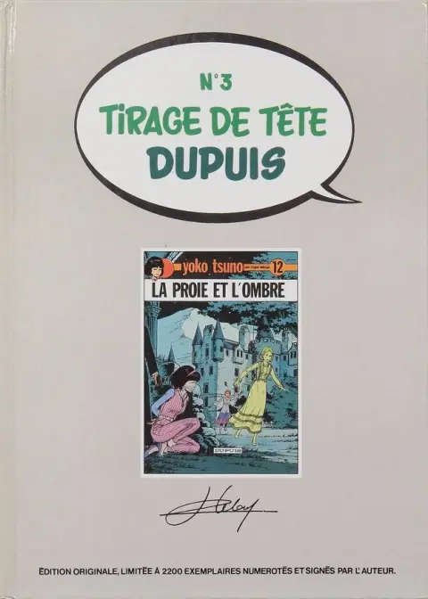 Couverture de l'album Yoko Tsuno Tome 12 La proie et l'ombre