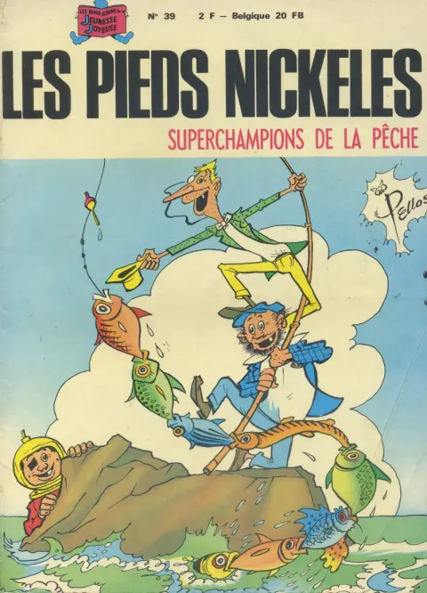 Couverture de l'album Les Pieds Nickelés Tome 39 Les Pieds Nickelés superchampions de la pêche