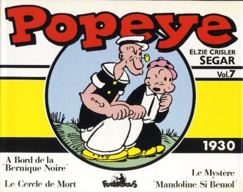 Couverture de l'album Popeye Futuropolis Vol. 7 1930