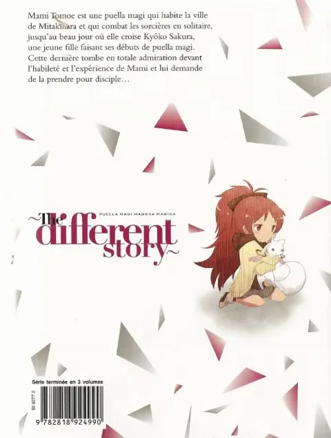 Verso de l'album Puella Magi Madoka Magica : The Different Story 1