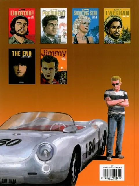 Verso de l'album Rebelles Tome 6 Jimmy - James Dean