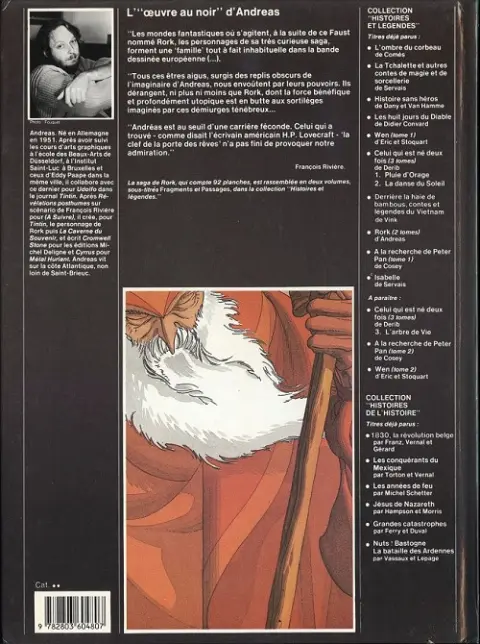 Verso de l'album Rork Tome 2 Passages