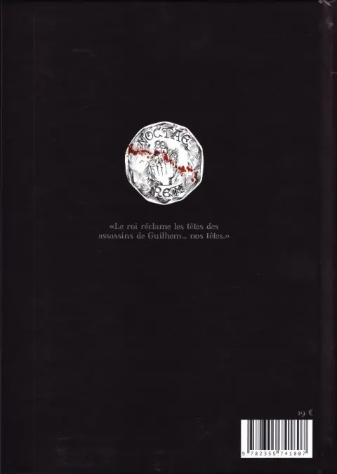Verso de l'album Le Roy des Ribauds Livre I