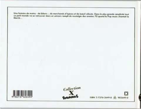 Verso de l'album Salséro Tome 1 Salséro et les bikers