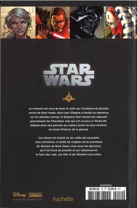 Verso de l'album Star Wars - Légendes - La Collection Tome 10 Le pouvoir de la Force - Tome 1