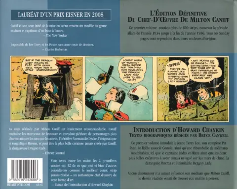Verso de l'album Terry et les pirates (BDArtist(e)) Volume 1 1934 à 1936