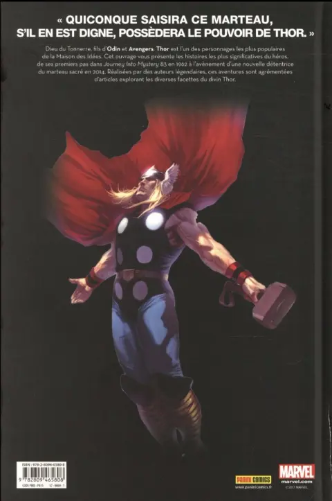 Verso de l'album Je suis Thor
