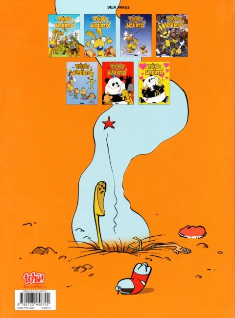 Verso de l'album Tony & Alberto Tome 8 Electrotoutou
