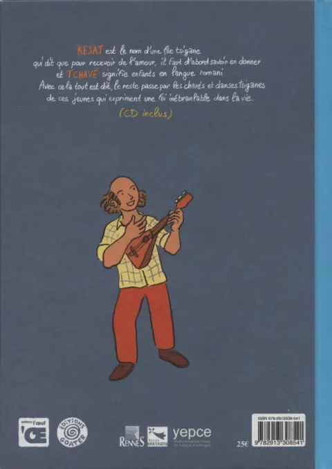 Verso de l'album Tsiganes Le Paradis des yeux