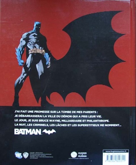 Verso de l'album DC Comics - Batman Batman - L'Encyclopédie