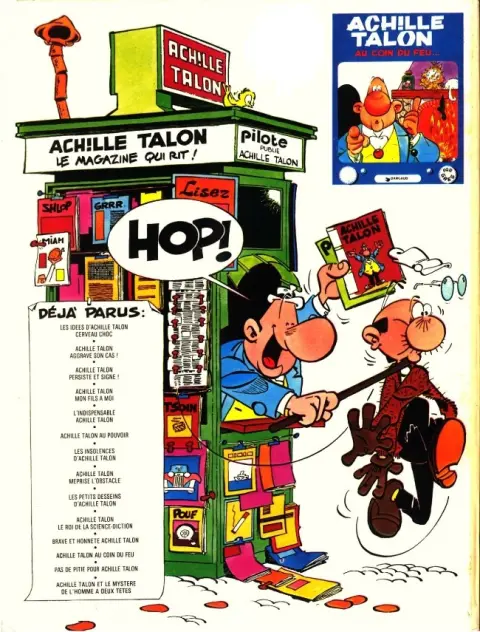 Verso de l'album Achille Talon Tome 9 Les petits desseins d'Achille Talon