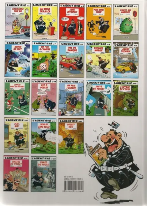 Verso de l'album L'Agent 212 Tome 1 24 heures sur 24