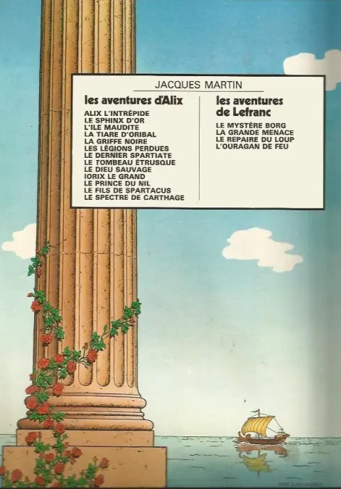 Verso de l'album Alix Tome 10 Iorix le grand