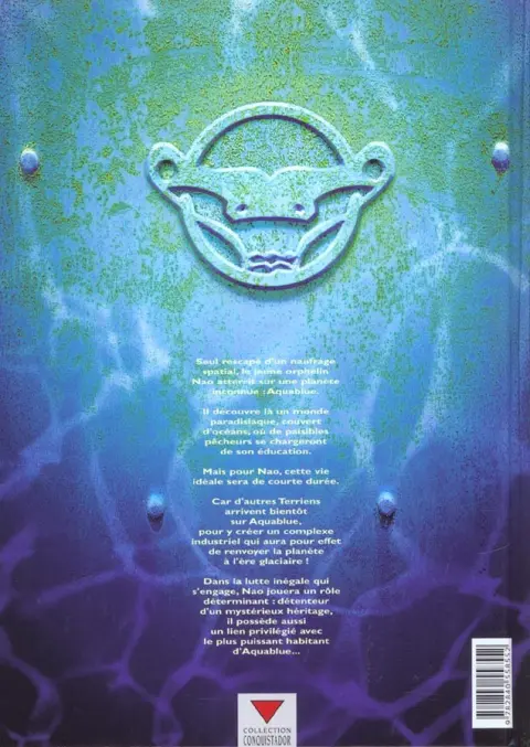 Verso de l'album Aquablue Tome 1 Nao
