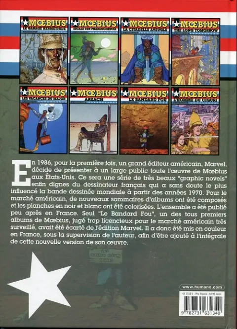 Verso de l'album Le Bandard fou