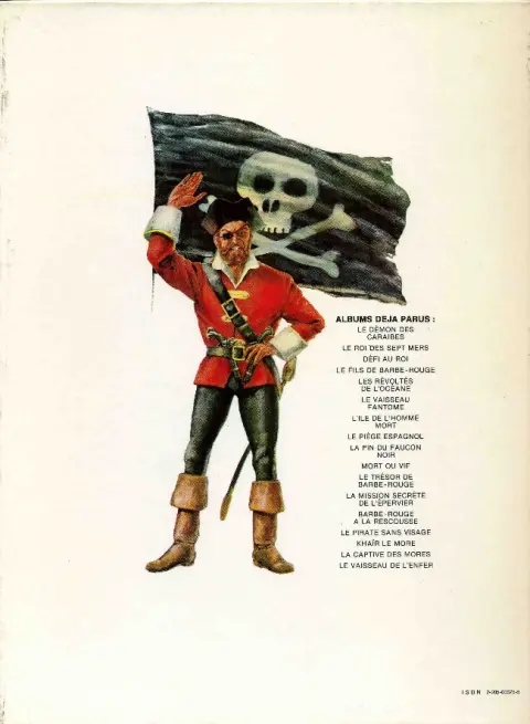 Verso de l'album Barbe-Rouge Tome 9 La fin du Faucon noir
