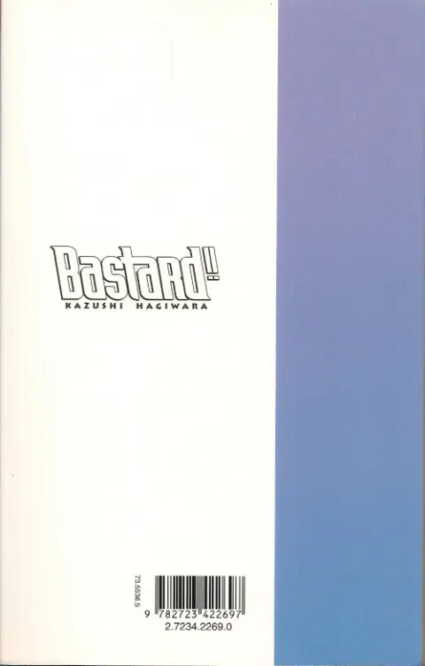 Verso de l'album Bastard !! 4 Résolution
