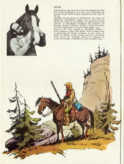 Verso de l'album Buddy Longway Tome 1 Chinook