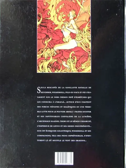 Verso de l'album Chroniques de la Lune Noire Tome 2 Le vent des Dragons
